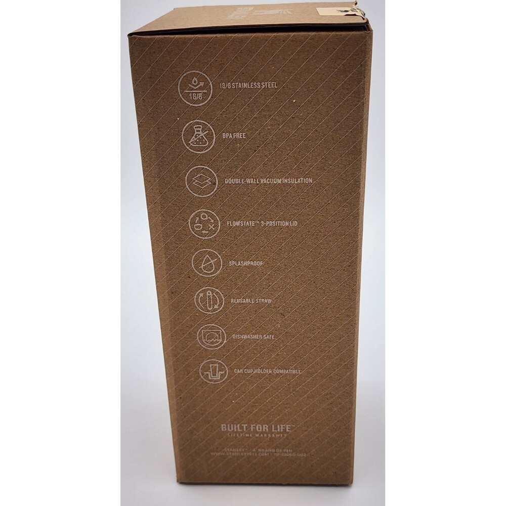 Stanely The 30oz Multi Striped ~ Flip Straw Tumbler ~ New in Box - Picture 10 of 16